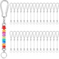 thumbnail image 1 of 30Pcs Beadable Keychain Bars Sliver Bulk Blank Beadable Keychains Cute Metal Keychains Bar DIY Keychain Supplies B, 1 of 6