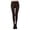 Coffee, variant on Women's Velvet Blend Leggings Solid Color Stretch Fitness Exercise Pants