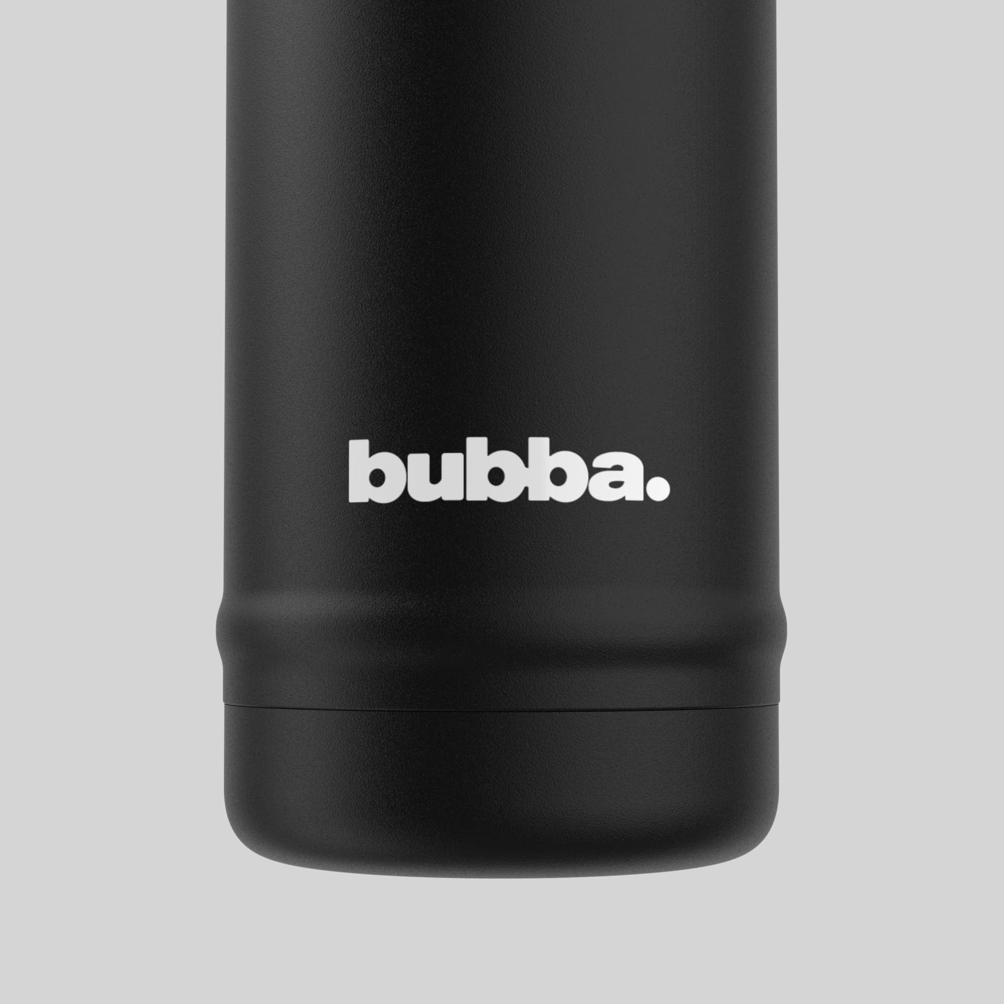 Bubba 24oz DualSip Insulated Stainless Steel Water Bottle with Straw & Sip Lid, Office Siren Black