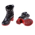 thumbnail image 1 of 1/6 de botines de femeninos que "juguetes calientes cuerpo ón de Negro yotijar Zapatos de figura de acción, 1 of 10