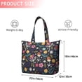 thumbnail image 4 of Pioneer Flower Floral Print Pattern Travel Tote Bags for Women Carry On,Large Weekender Bags for Women Travel,Multi Functional Duffle Bag for Work,Shopping,Sports, 4 of 5