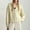 Beige(New), variant on PNTUTB Women's Fashion Solid Color Long Sleeve Full Zipper Knit Cardigan Sweaters Casual Loose Comfort Coat