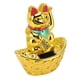 thumbnail image 5 of Figura De Gato Afortunado Con Energía Solar, Estatua De Fortuna Cat Solar Maneki Neko Con Brazo Ondulado Para La Decoración De Escritorio De La Oficina En Casa, 5 of 7