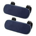 thumbnail image 1 of 2 almohadillas para reposabrazos de silla, universales, lavables, de poliéster, suaves. Azul, 1 of 9