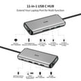 thumbnail image 7 of SSK USB-C Triple Display Laptop Docking Station, 7 of 7