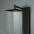 thumbnail image 2 of VIGO Rector 55 in. H x 6 in. W 2-Jet Shower Panel System with Adjustable Square Head and Hand Shower Wand in Matte Black, 2 of 10