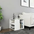 thumbnail image 1 of vidaXL Side Table White 50x50x45 cm Engineered Wood, 1 of 4