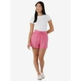 thumbnail image 3 of Time and Tru Women's Linen Blend Pull On Shorts, 3.5" Inseam, Sizes XS-XXXL, 3 of 5