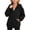 Black, variant on Girls Hoodie Sweatshirts Half Snap Pullover Hooded Sweatshirt Long Sleeve Casual Hoodies with Kangaroo Pocket Fashion Fall Clothes, Size 5-6 Years