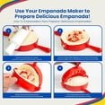 thumbnail image 4 of UYWGF-Molde Para Empanadas (3 Uds) con Molde para Arepas (3 sizes) y Pasta Cutter - Empanada Maker Press Ideal for Quesadilla Crimper, Dumpling Wrappers, Tortillas, Pierogies, 4 of 4