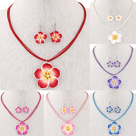 Xinyolin Fashion Attractive Alloy Flower Dangle Jewelry Set, Party Dating Vacation