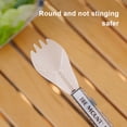thumbnail image 3 of Fork Spoon Spork Spork plegable Portable Tableware Juego para campamento Picnic Viajes 10 PCS, 3 of 4