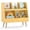 B-Beige, variant on Costway 5-Cube Kids Bookshelf and Toy Organizer Wooden Storage Bookcase with Wood Legs Beige