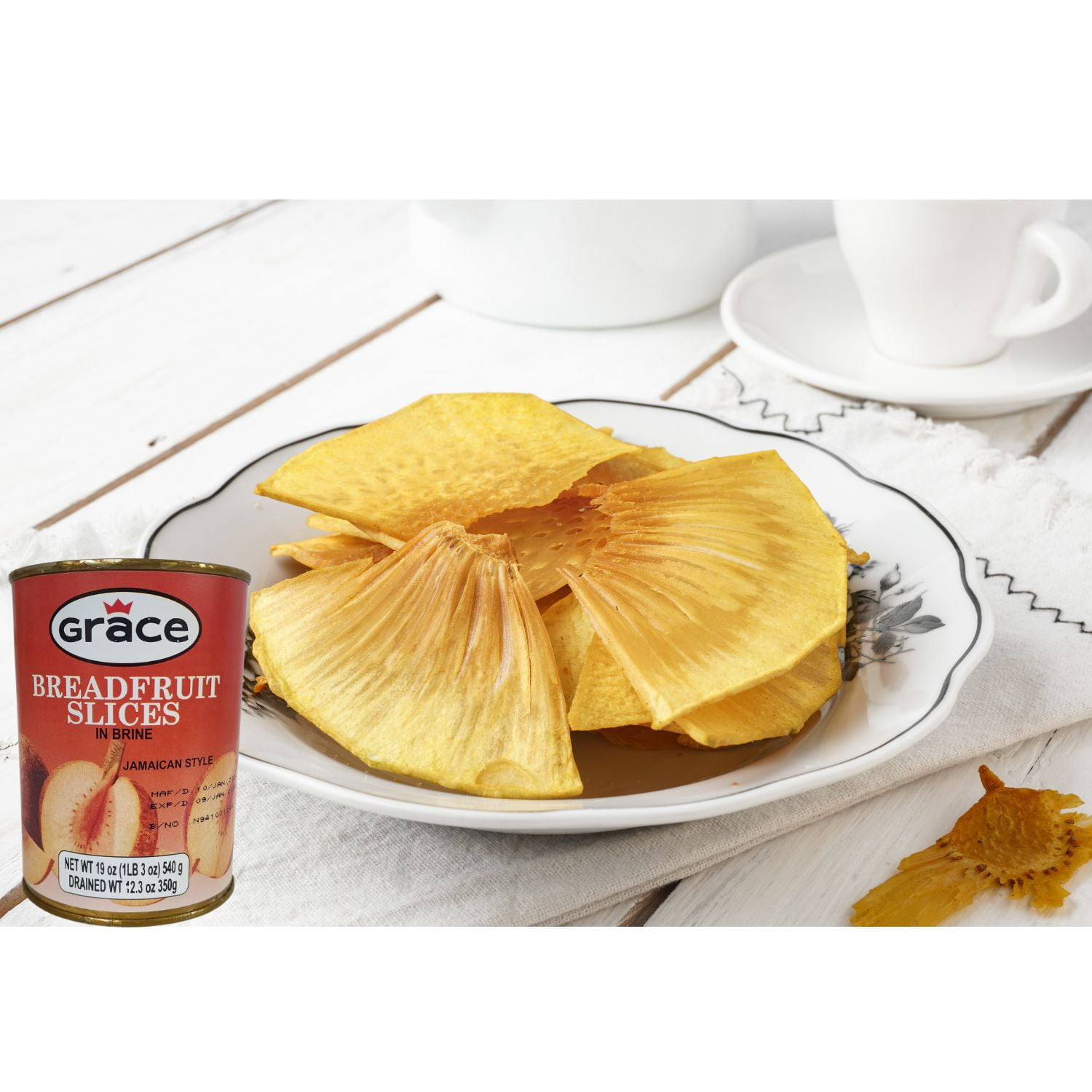 Canned Breadfruit Slices in Brine - (2 pack x 475g each) .. Naturally Nutritious