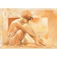 thumbnail image 2 of Alberto, Tanya 18x14 Gold Ornate Wood Framed with Double Matting Museum Art Print Titled - Sitting beauty, 2 of 4