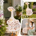 thumbnail image 2 of Aurorax Valentine's Day Porch Goose Outfits 23" Holiday,Goose Clothes for Cement Goose Porch Goose 17/19 inch,Lady Skirt and Hat All the Season 23" Porch Goose Clothing Accessories, 2 of 6