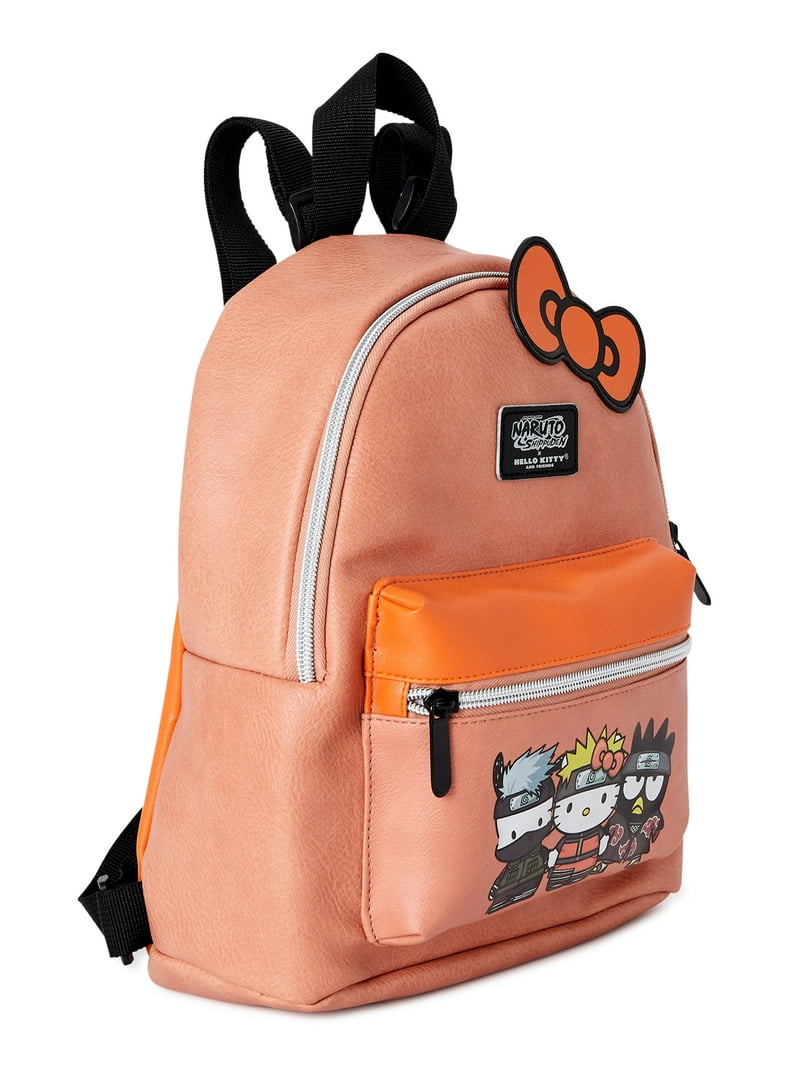 Sanrio Hello Kitty x Naruto Shippuden Women's Mini Backpack Orange
