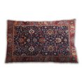 thumbnail image 1 of Mid-Century Moderne Urbain Rose Rose Rose Coussin Lombaire, 13 Pouces par 19 Pouces, 1 of 5