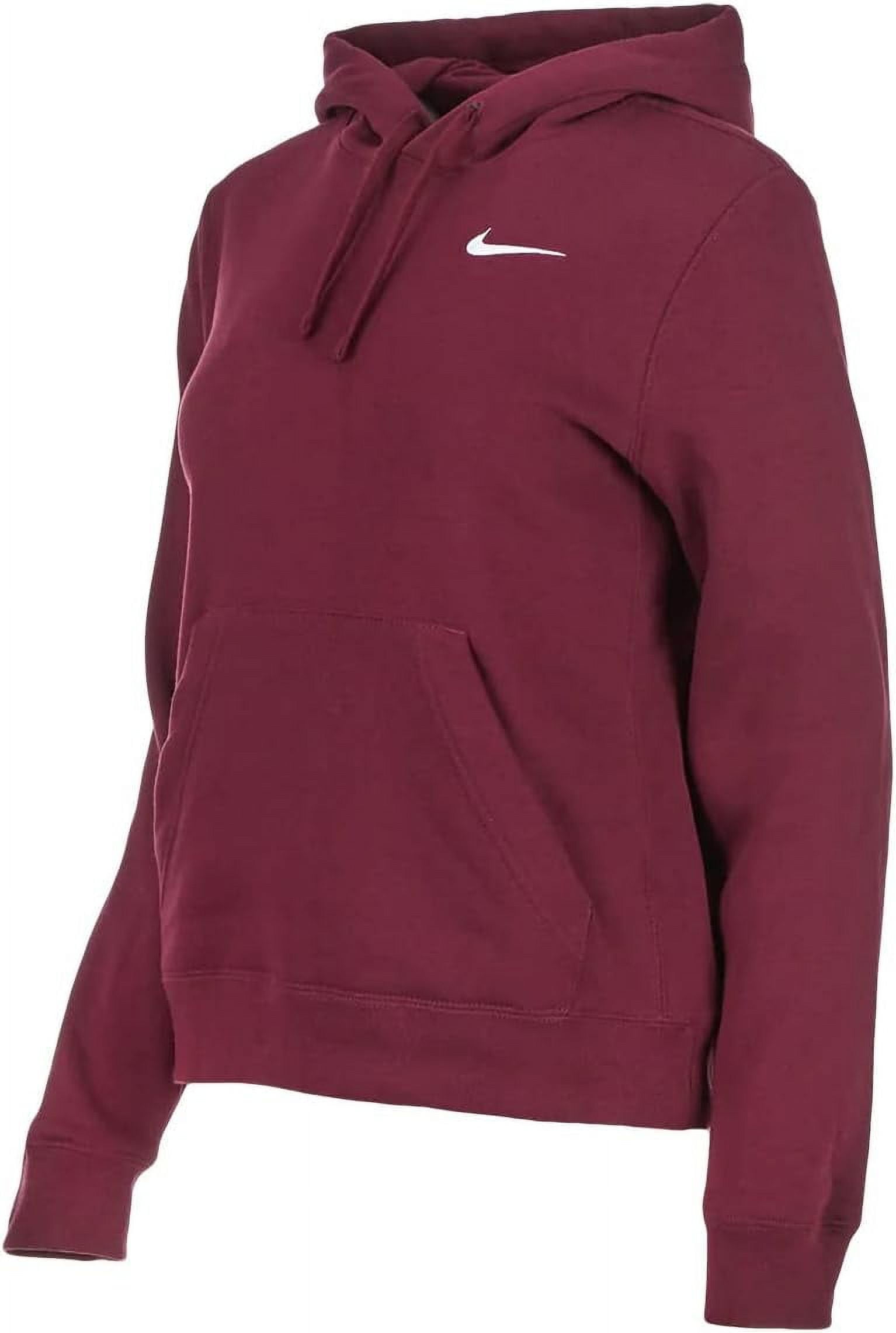 burgundy nike womens hoodie