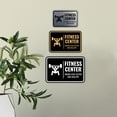 thumbnail image 3 of Signs ByLITA Classic Framed Fitness Center Hours Stay Active and Healthy Sign (Navy Blue / White) - Large, 3 of 7