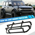 thumbnail image 2 of 1 Pair Tail Light Guards Rear Light Cover Protector Exterior Accessories for Ford Bronco 21-22 Black, 2 of 6