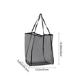 thumbnail image 4 of onlyliua Breathable Mesh Beach Tote Bag Large Capacity Transparent Net Shoulder Shopper Reusable Grocery and Travel Carryall Lightweight Washable Foldable for Pool Market and Vacation, 4 of 7