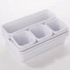 thumbnail image 2 of 8pcs / set Divisor de cajones Caja de almacenamiento de plástico Bandeja de inserción Suministros de organizador para el hogar de oficina, Blanco Inevent HA002107-01, 2 of 2