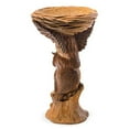 thumbnail image 5 of Carved Resin Owls Birdbath, 5 of 5