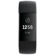 Fitbit FB409GMBK Charge 3 Advanced Heart Rate and Fitness Tracker, Black