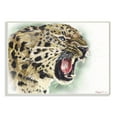 thumbnail image 1 of Stupell Industries Cool Leopard Large Cat Animal Watercolor Painting Wall Plaque Art by George Dyachenko, 1 of 3