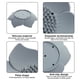 thumbnail image 5 of Inteprter Jabonera de drenaje de silicona, caja de jabón, soporte en forma de loto, jabonera portátil, bandeja de jabón antideslizante, Juegos de accesorios de baño, 5 of 6