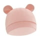 thumbnail image 2 of Gorros infantiles con orejas de oso, gorro para bebé recién nacido meses, gorro infantil para niñas, niños y bebés Rosa, 2 of 9