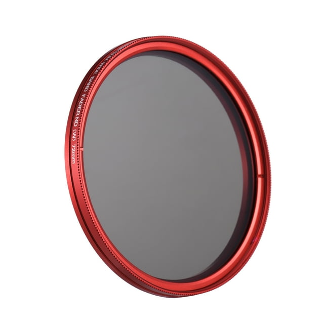 FOTGA Filtre Variable Mince 72mm Densité Neutre ND2 à ND400 Rouge Remplacement pour Appareil Photo Reflex Canon Nikon
