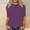 Purple, variant on White Graphic Tees for Women Y2k Early Fall Striped Basic Tops for Women Athleisure Elbow-Length Crew Neck Tops