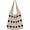 Khaki-D, variant on DAKIMOE Bag Crochet Bags for Women Summer Mesh Beach Tote Bag Knit Hobo Bag Vacation Boho Tote Bag