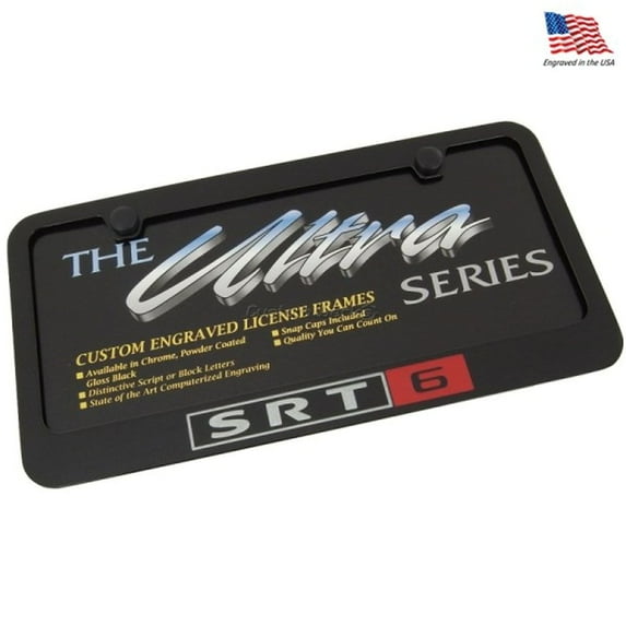 Dodge SRT6 License Plate Frame (Black)