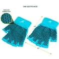 thumbnail image 6 of ProsourceFit Grippy Yoga Gloves, Non-Slip Fingerless Design, 6 of 7