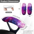 thumbnail image 3 of HELLHERO Galaxy Star Print 2 Pcs Office Chair Armrest Covers Washable, Removable Office Chair Arm Rest Slipcover, Stretchable Desk Armrest Slipcover Protector, 3 of 7