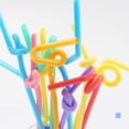 thumbnail image 3 of WIFKLSIIPG Disposable Elbow Material Juice Drink Milk Tea Random Color, 3 of 8