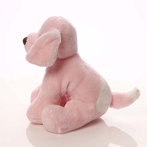 pink stuffed puppy