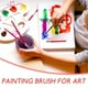 thumbnail image 3 of 100 Uds pincel de pintura pincel de pintura pequeño pinceles portátiles pincel de pintura con pigmentos para arte, 3 of 5