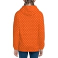thumbnail image 6 of Rocae Orange Scales for Zip Up Hoodies for Teen Sweatshirt with Hood-Medium, 6 of 6