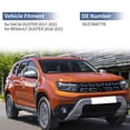 thumbnail image 2 of Reemplazo de tapa de espejo lateral derecho ABS negro para RENAULT DUSTER 2018-2021, guardacubierta de espejo No.963746877R, 2 of 7