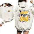 thumbnail image 4 of Jesus Saved My Soul Double Sided Hoodie – Unisex Christian Faith Hoodie, Religious Streetwear, Bible Verse Pullover, Gift for Men and Women, 4 of 7