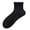 BA27_Black, variant on Lumtrix Women's Breathable Cotton Socks Ruffle Edged Soft Summer Thin Elastic Topped Cuff Casual Ankle Socks Light Gray One Size