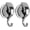 Silver, variant on Suction Cup Hooks Heavy Duty Vacuum Suction Shower Hooks Glass Suction Cup Hooks Bathroom Robe Hooks Reusable, No Hole Punched, for Garland Decoration 2 Pack