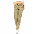 thumbnail image 1 of Womens Cargo Utility Work Hiking Army Military Multi Pockets Combat Casual Pants, 1 of 3