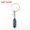 Lapis Lazuli, variant on Natural Quartz Keyring Wire Wrapped Crystal Point Cut Gemstone Healing Key Ring-Opal