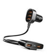 thumbnail image 3 of 5 Port USB Car Charger  Tablets Electronic Device Multi-Port Quick Charging Adapter Extension RV Truck SUV Travel, 3 of 10