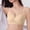 Khaki, variant on Womens Seamless Wireless Bra Lightly Lined Scoop Neck No Underwire Purple,Size S